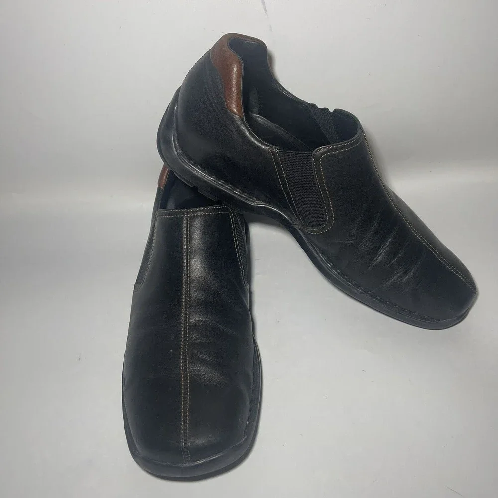 COLE  HAAN Men’s 10 M Slip On Black Trim - Picture 2 of 12